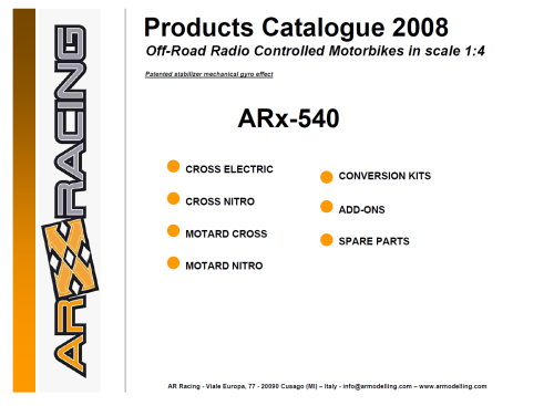 ARX 540 Katalog 2008