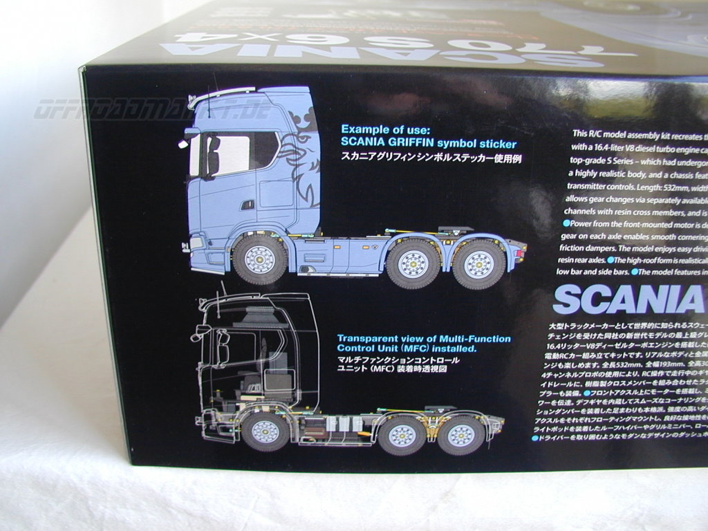 Tamiya 56368 Scania 770S unboxing