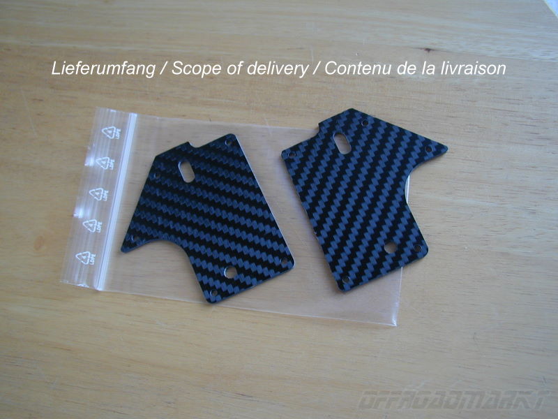 Carbon Fiber CFK Servo Front Frame Platten Kyosho ATV Quad Rider Carbon Fiber CFK Servo Front Frame Platten Kyosho ATV Quad Rider