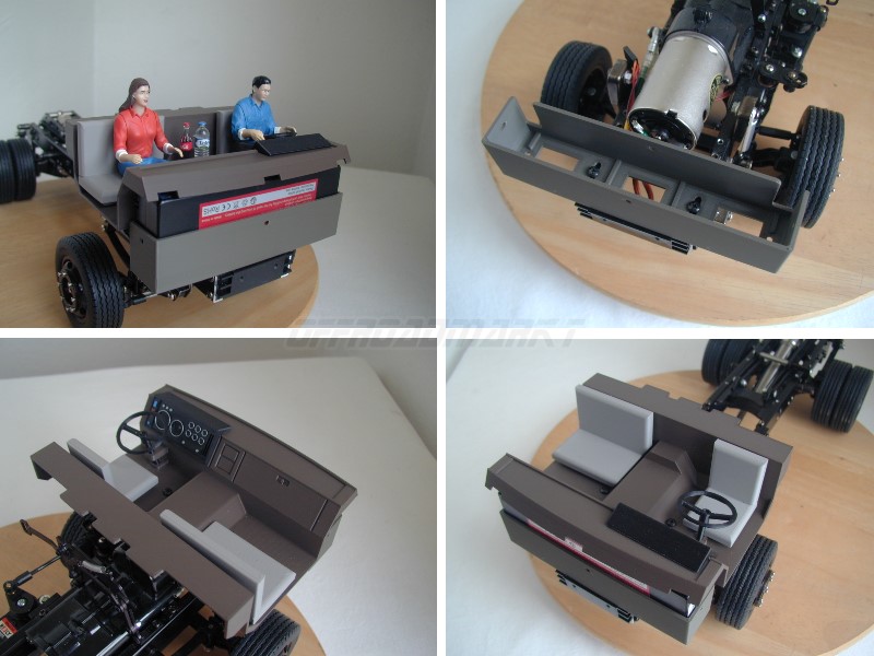 1:14 Body Fahrerhaus MAN VW G90 fr Tamiya Truck Chassis LKW Kabine