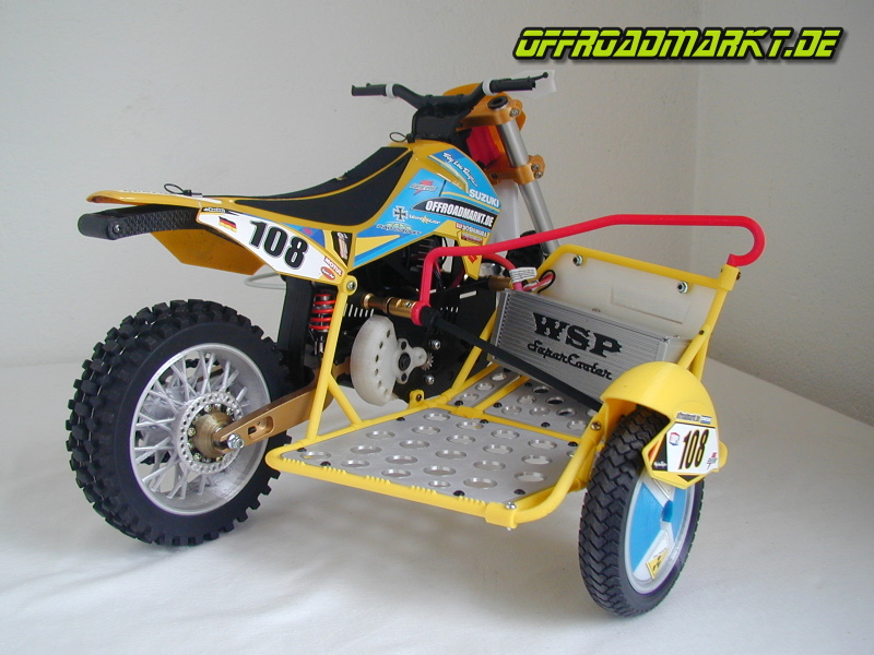 RC Seitenwagen Gespann 1/4 Motocross Sidecar ARX 540