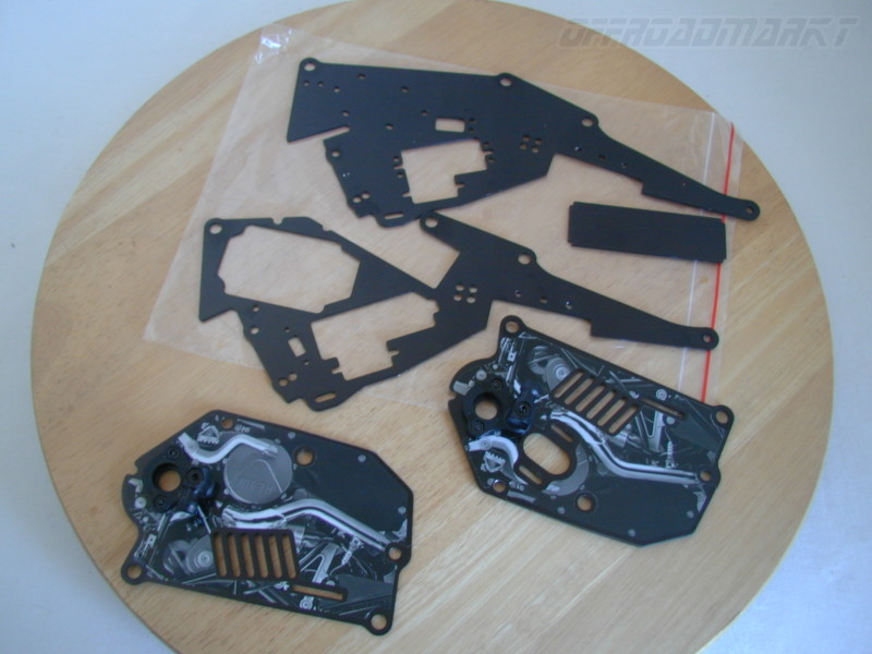 Rahmen / Frame Set fr ARX 540, Reely Dirtbike, BSD 1/4 RC Motorrad
