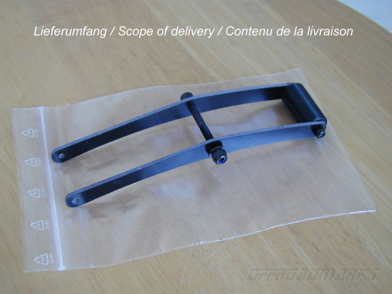 GFK Wheelie Bar für RC Motorrad ARX 540 REELY Adventure Dirtbike 1:4 RC Bikes GFK Wheelie Bar für RC Motorrad ARX 540 REELY Adventure Dirtbike 1:4 RC Bikes