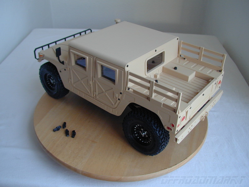 Tamiya  M1025 US Army 4-Trer Pickup RC Karosserie Body