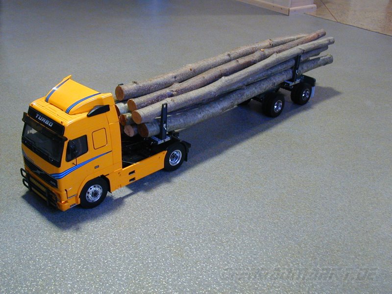 Langholztransport Wood Timber Cargo Tamiya Pole-Trailer Auflagen Pads