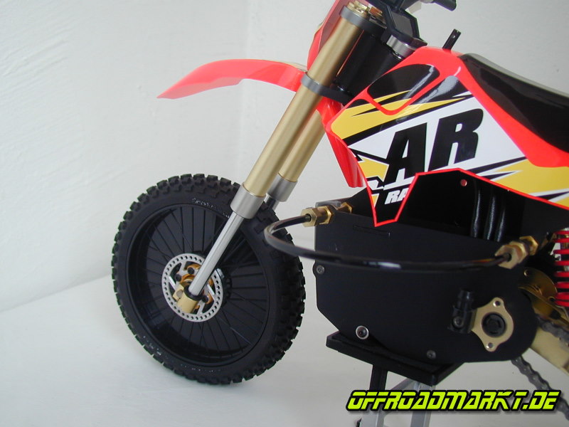 ARX 540 REELY Dirt Bike Bremsscheibe TYR Vorderrad 1:4 RC Motorrad